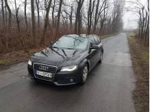 Audi A4 Czarna Kombi B8 2009 2.0D S-line Automat