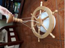ox_lampe-sufitowa-drewno-szklo-sprzedam