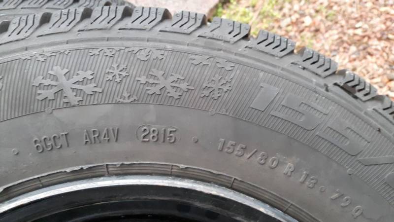 koła zimowe Fiat Panda opony Dębica 155/80 13 nowe