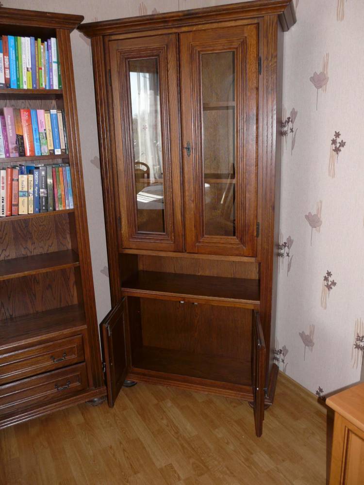 ox_sprzedam-tanio-debowa-witrynkebiblioteczke