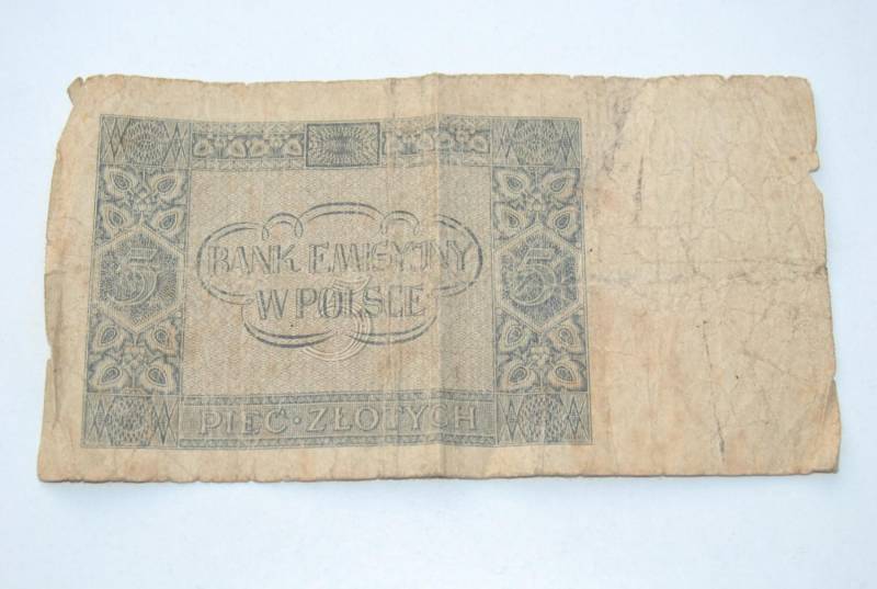 ox_stary-banknot-5-zlotych-1941-antyk-kolekcjonerski