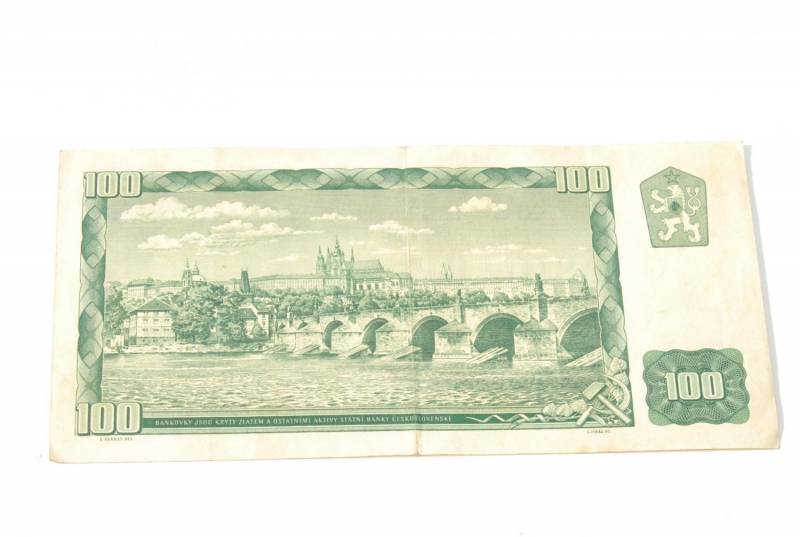 ox_stary-banknot-100-koron-czechoslowacja-1961-antyk