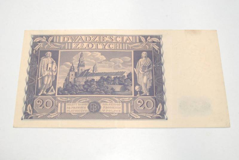 ox_stary-banknot-20-zlotych-1936-antyk-kolekcjonerski