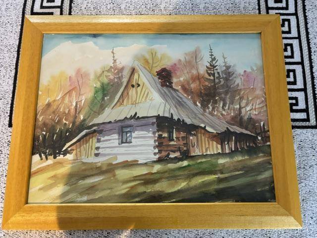 ox_akwarela-chata-dariusz-orszulik-41x31-cm-w-ramce-oszklonej